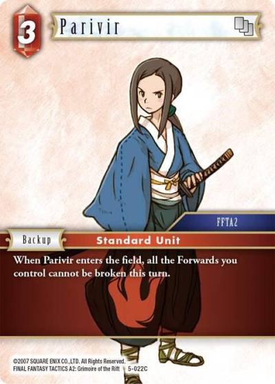 Parivir 5-022C Opus V Final Fantasy card