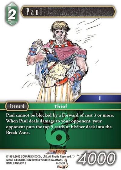 Paul 6-056H Opus VI Final Fantasy card