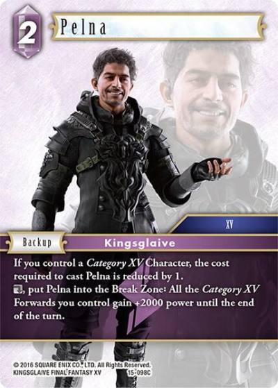 Pelna 15-098C Crystal Dominion Final Fantasy card