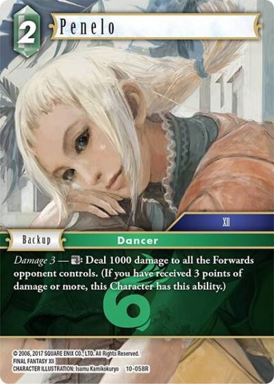 Penelo 10-058R Opus X Final Fantasy card