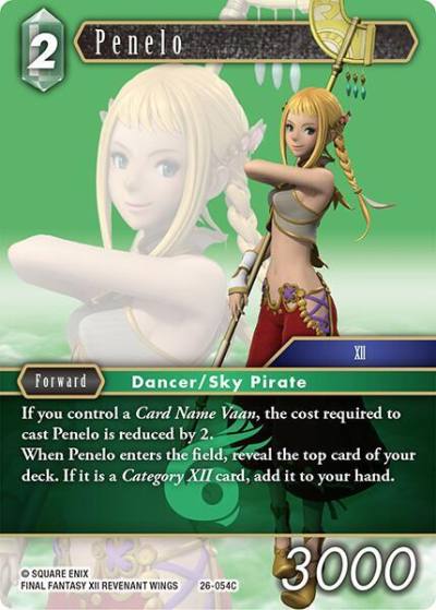 Penelo 26-054C Gunslinger in the abyss Final Fantasy card