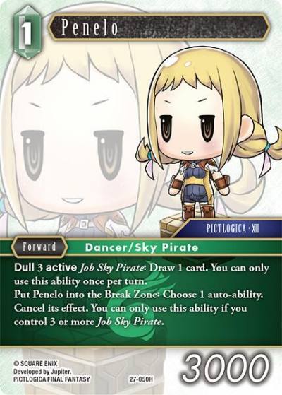 Penelo 27-050H Journey of discovery Final Fantasy card