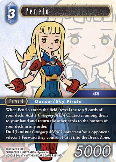 Penelo 28-109C Dreamlike Oceans Final Fantasy card
