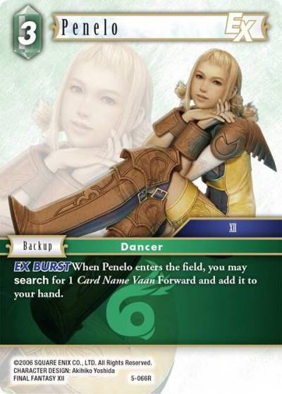 Penelo EX 5-066R Opus V Final Fantasy card