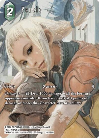 Penelo Full Art 10-058R Opus X Final Fantasy card