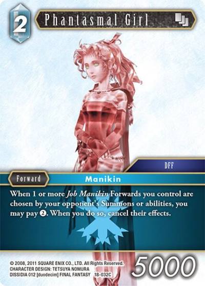 Phantasmal Girl 18-032C Resurgence of Power Final Fantasy card