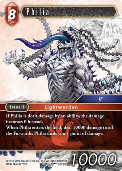 Philia 13-129S Opus XIII: Crystal Radiance Final Fantasy card