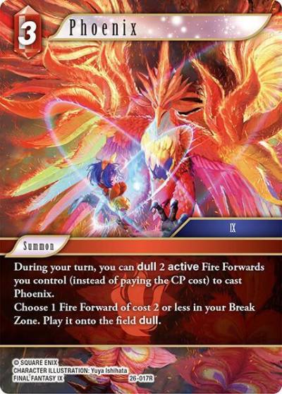 Phoenix 26-017R Gunslinger in the abyss Final Fantasy card