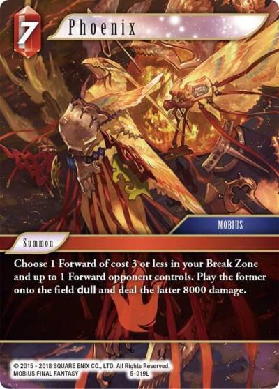 Phoenix 5-019L Opus V Final Fantasy card
