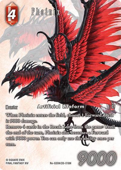 Phoinix Full Art Re-020H/20-018H Legacy Collection Final Fantasy card