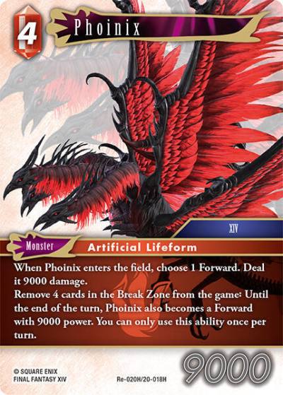 Phoinix Re-020H/20-018H Legacy Collection Final Fantasy card