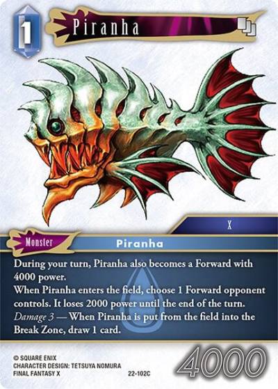 Piranha 22-102C Hidden Hope Final Fantasy card