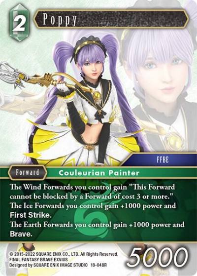 Poppy 18-048R Resurgence of Power Final Fantasy card