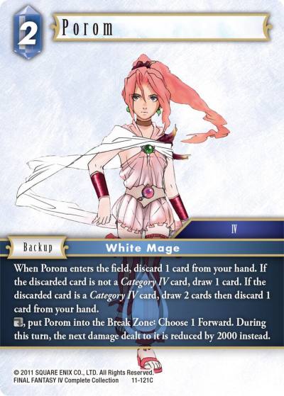 Porom 11-121C Opus XI Final Fantasy card