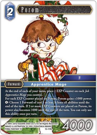 Porom 15-119L Crystal Dominion Final Fantasy card