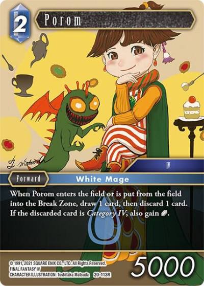 Porom 20-113R Dawn of Heroes Final Fantasy card
