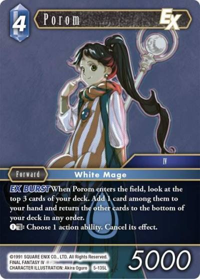 Porom EX 5-135L Opus V Final Fantasy card