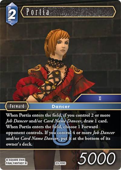 Portia 23-109C Hidden Trials Final Fantasy card