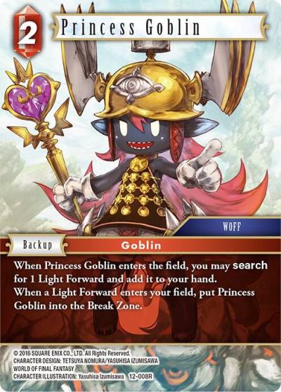 Princess Goblin 12-008R Opus XII Final Fantasy card