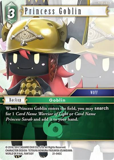 Princess Goblin 21-045C Beyond Destiny Final Fantasy card