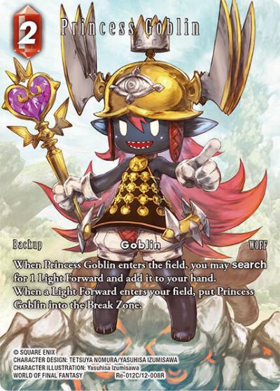 Princess Goblin Full Art Re-012C/12-008R Legacy Collection Final Fantasy card