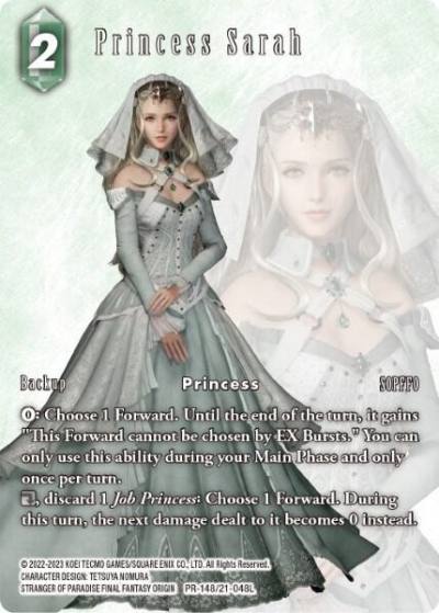 Princess Sarah PR-148/21-048L FF: Promo Cards Final Fantasy card