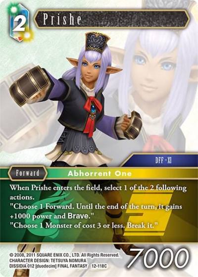 Prishe 12-118C Opus XII Final Fantasy card