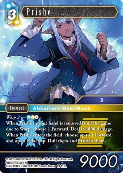 Prishe 19-111L From Nightmares Final Fantasy card