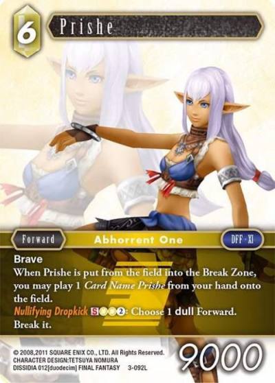 Prishe 3-092L Opus III Final Fantasy card