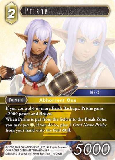 Prishe 4-092H Opus IV Final Fantasy card