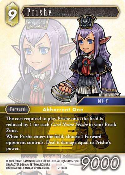 Prishe 7-080H Opus VII Final Fantasy card
