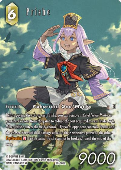 Prishe (Full Art) 28-069L Dreamlike Oceans Final Fantasy card