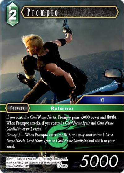 Prompto 18-134S Resurgence of Power Final Fantasy card