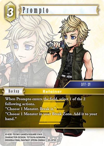 Prompto 23-073C Hidden Trials Final Fantasy card