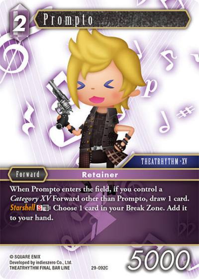 Prompto 29-092C Blissful Eternity Final Fantasy card