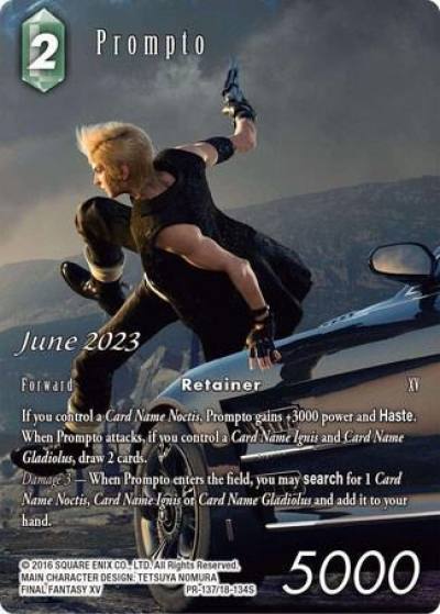 Prompto June 2023 PR-137/18-134S FF: Promo Cards Final Fantasy card
