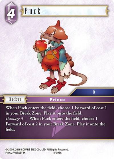 Puck 11-098C Opus XI Final Fantasy card