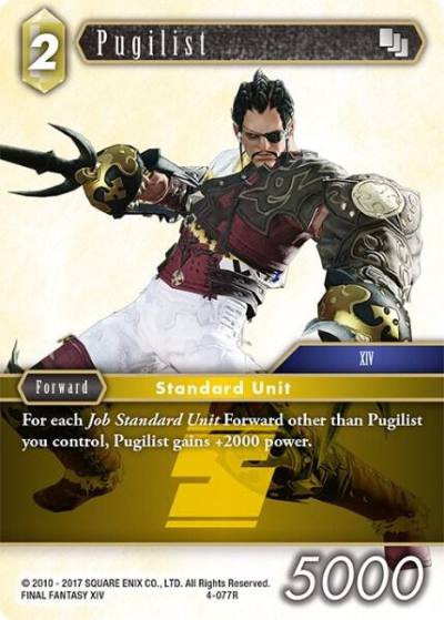 Pugilist 4-077R Opus IV Final Fantasy card