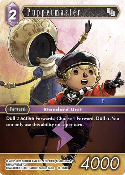 Puppetmaster 14-081C Opus XIV: Crystal Abyss Final Fantasy card