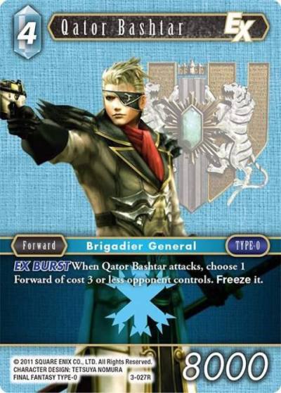 Qator Bashtar EX 3-027R Opus III Final Fantasy card