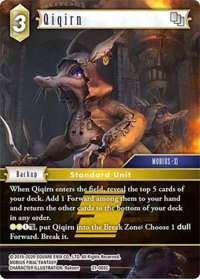 Qiqirn 21-068C Beyond Destiny Final Fantasy card