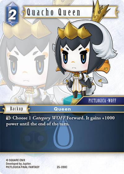 Quacho Queen 25-090C Tears of the Planet Final Fantasy card