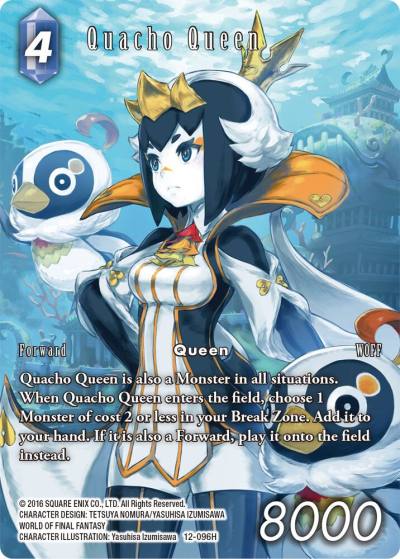 Quacho Queen Full Art 12-096H Opus XII Final Fantasy card