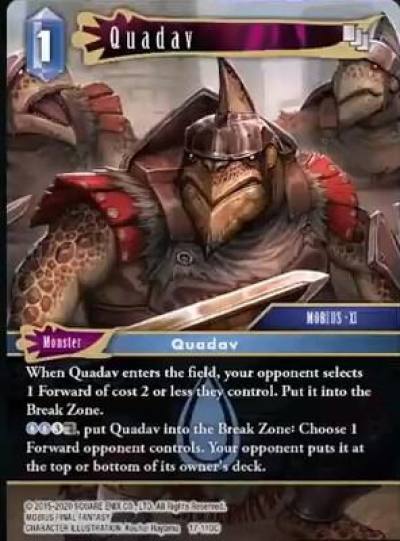 Quadav 17-110C Rebellion's Call Final Fantasy card