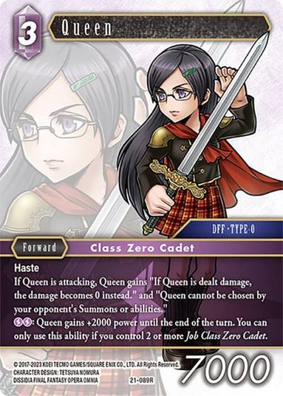 Queen 21-089R Beyond Destiny Final Fantasy card
