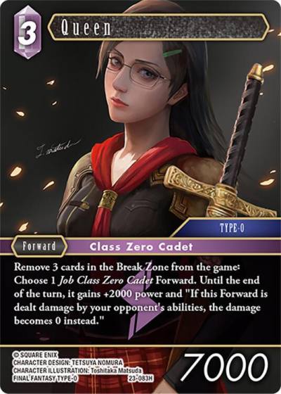 Queen 23-083H Hidden Trials Final Fantasy card