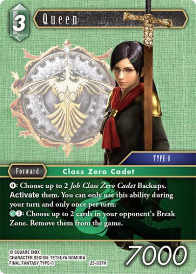 Queen 25-037H Tears of the Planet Final Fantasy card