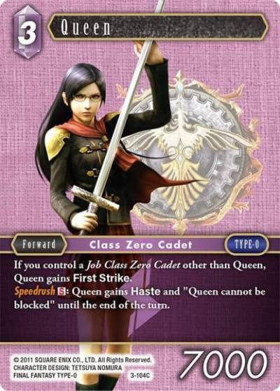 Queen 3-104C Opus III Final Fantasy card