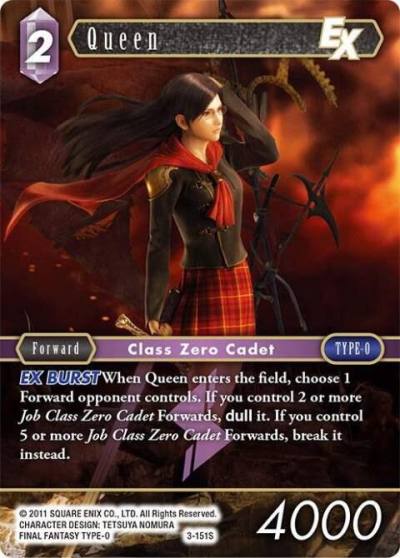 Queen EX Starter 3-151S Opus III Final Fantasy card