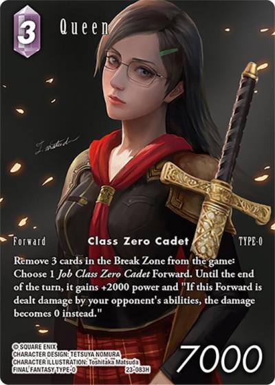 Queen Full Art 23-083H Hidden Trials Final Fantasy card